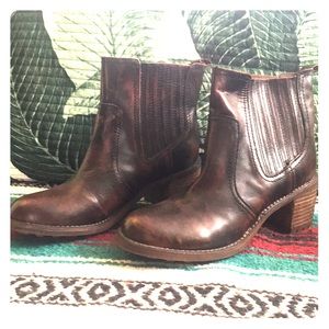 Vegan leather boots